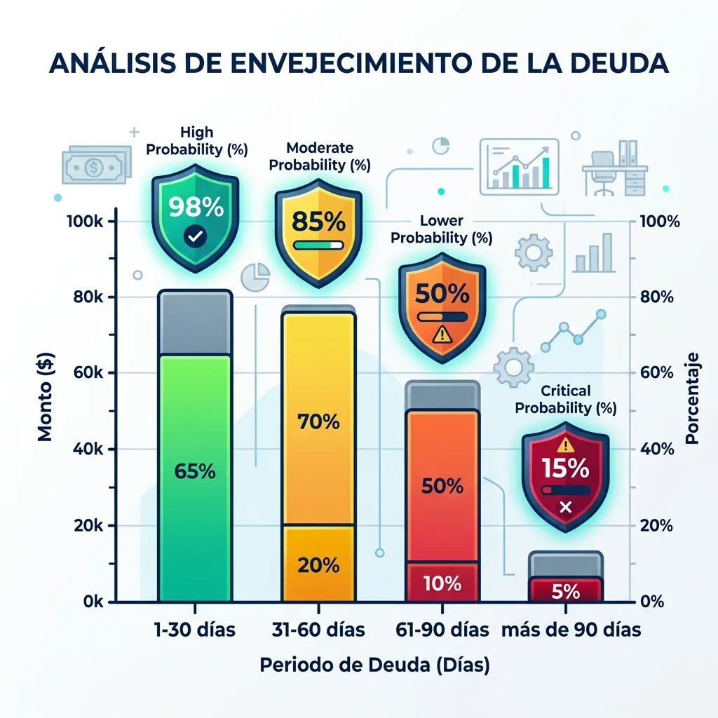 Análisis de envejecimiento de la deuda y antigüedad de mora en desarrolladoras inmobiliarias