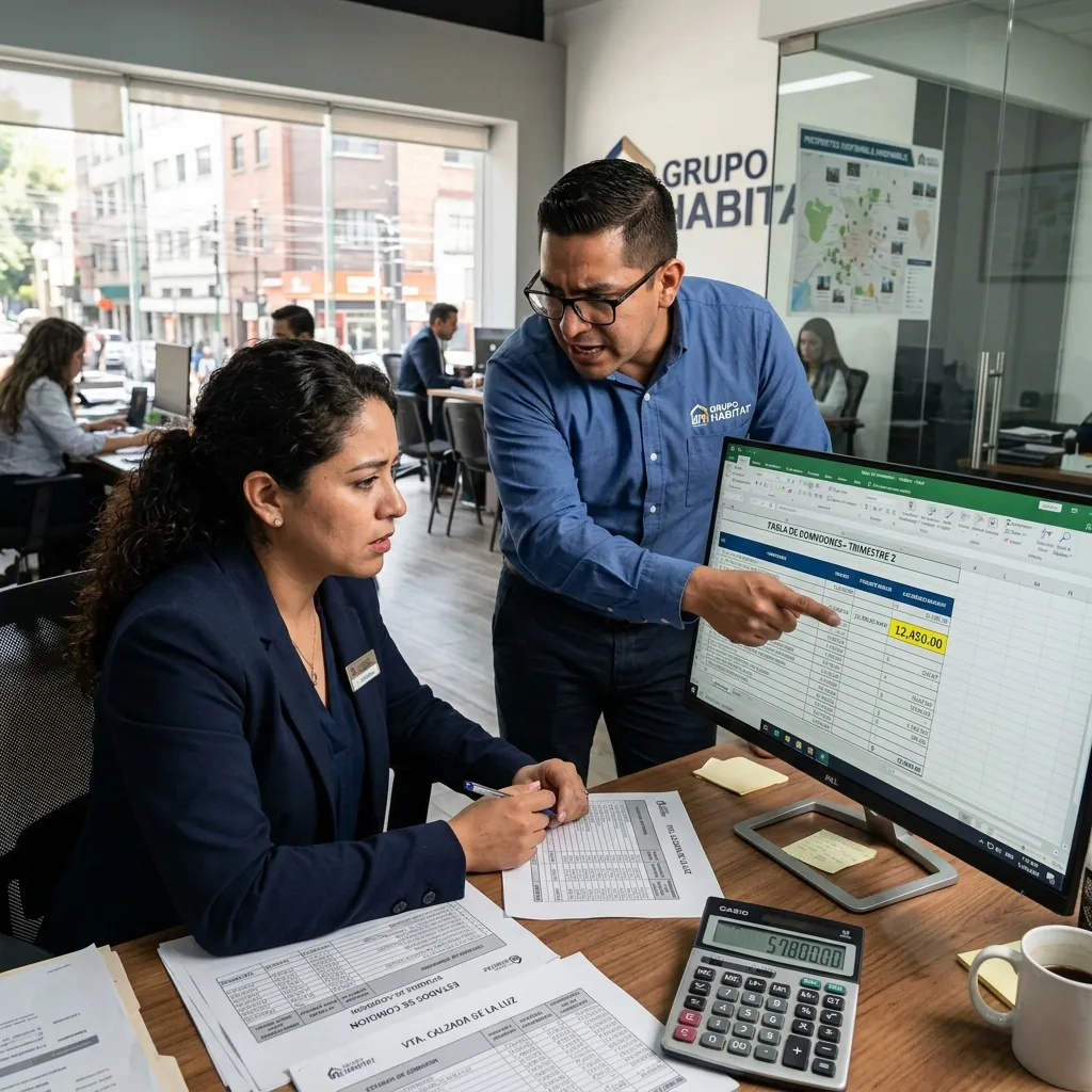 Comisiones de asesores inmobiliarios: cómo calcularlas sin errores ni conflictos al cierre del mes