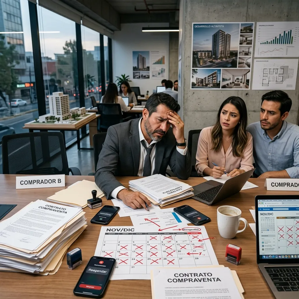 Contratos de compraventa inmobiliaria: por qué coordinar firmas presenciales te está costando ventas