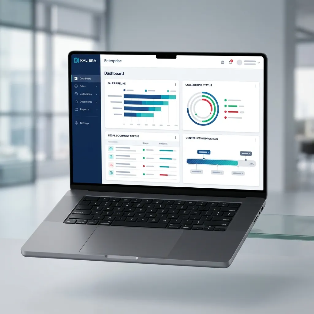 Dashboard Mockup Kalibra Enterprise
