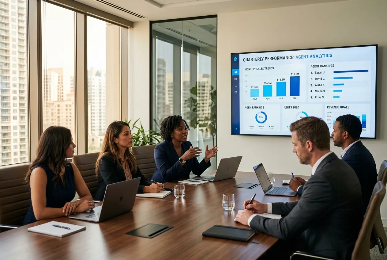 Junta de ventas y analítica comercial con Kalibra CRM