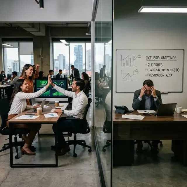 Leads inmobiliarios que llegan a comercial y desaparecen: dónde se rompe el proceso