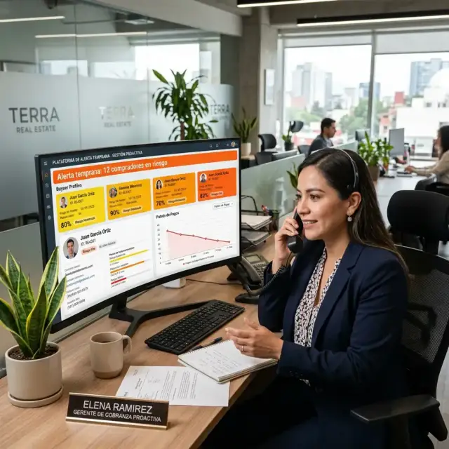 Cartera vencida inmobiliaria: cómo identificar cuándo un comprador va a dejar de pagar antes de que pase