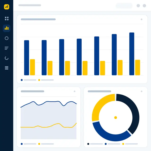 Directivos y equipo financiero de desarrolladora inmobiliaria en México analizando reportes ejecutivos y dashboards en tiempo real en sala de juntas